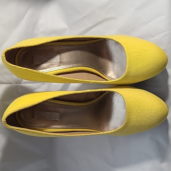 RACHEL ROY-KEEDAN yellow platform stilettos 8.5(w/original box)Perfect 4 summer! - Picture 4 of 8